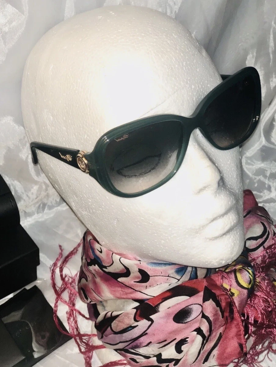 New! Chopard SCHL02V 300K Women Sunglasses in Forest Green and Gold, Authentic Chopard Green Sunglasses for Women for sale | eBay main image 3