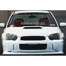 Forever Broke Windshield JDM Car Sticker Banner Graphics Kanji Custom Decal Low