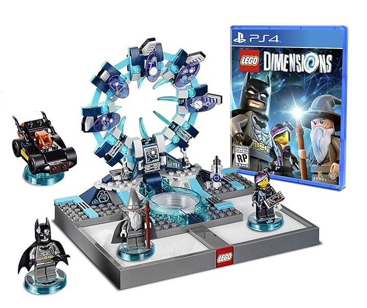 ps4 LEGO DIMENSIONS STARTER PACK 100% Complete PORTAL & PARTS ARE