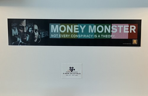 📽 Money Monster (2016) - George Clooney - Movie Theater Mylar / Poster 5x25