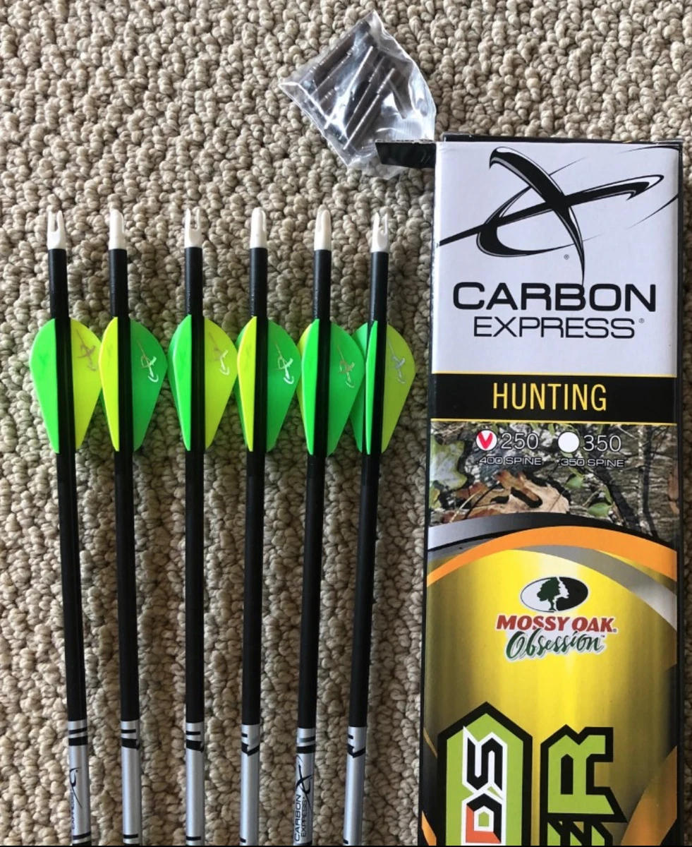 Carbon Express Arrows MAYHEM SDS Hunter 250 6PK FLETCHED