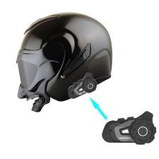 Martian Motorcycle Open Face Fiber Glass Dual...