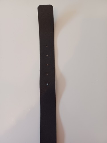 LEVI'S Black Leather Belt Size 38 (Ref L11) - Imagen 7 de 8