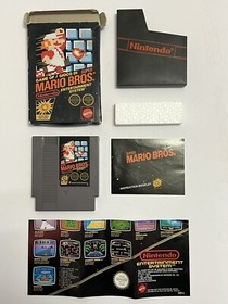 Super Mario Bros Game NES Nintendo Boxed 5 Screw Cartridge Original PAL Rare