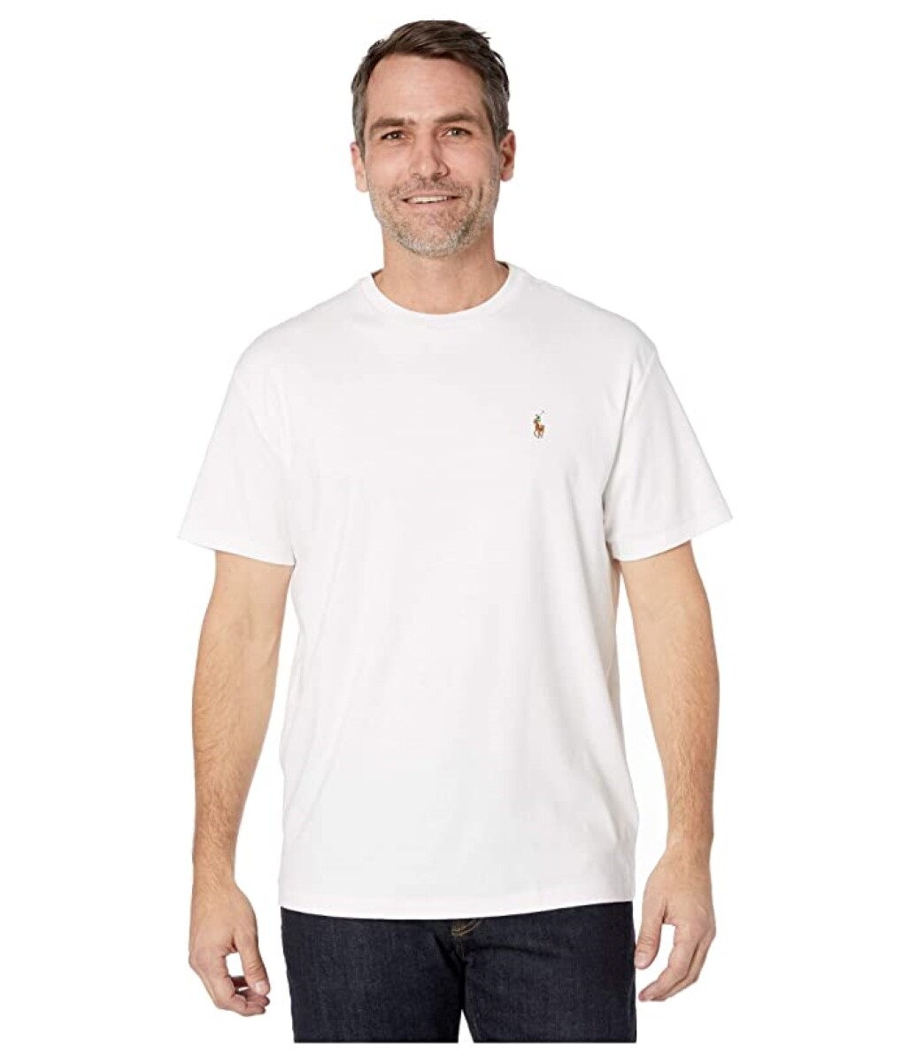 Polo Ralph Lauren Classic Fit Soft Cotton White T-Shirt Colored