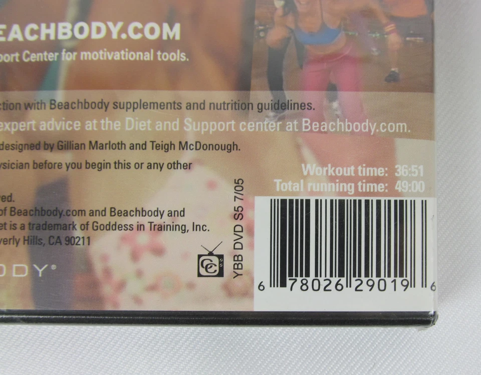 NEW Yoga Booty Ballet Live Hip Hop Abs Beachbody DVD Region 1 Sealed - Image 4 of 4