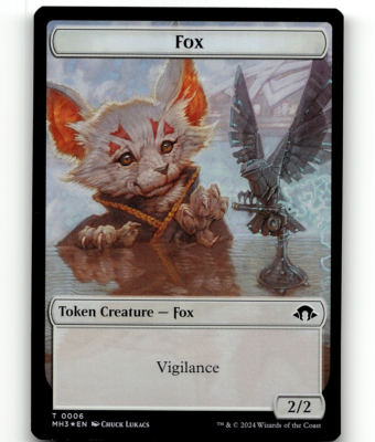 MTG Phyrexian Germ Fox Double-Sided Token - Modern Horizons 3 | eBay