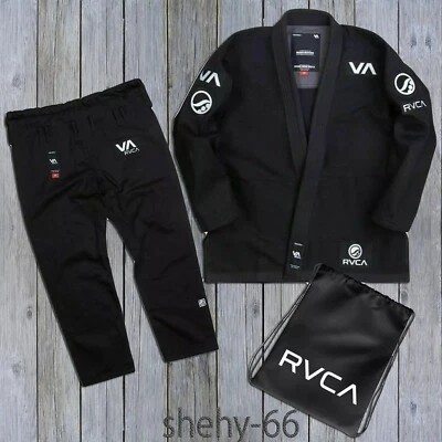 BJJ Gi Shoyoroll Cut RVCA V2 Batch 60 BJJ kimono Uniform 450 GSM Black