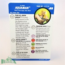 Heroclix Justice League Unlimited set Aquaman 009.06 Team-Up card Green Arrow