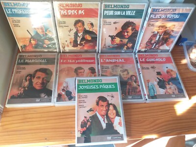 Jean-Paul Belmondo DVD-Filme Sammelbox -neu-