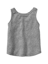 NWT GAP Kids Heather Grey Slub Tank Top Tee U Pick Size NEW