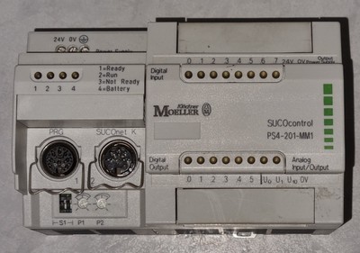 Klöckner Moeller, SUCOcontrol PS4-201-MM1,  24V gebraucht + Netzteil GV2-PS3