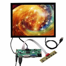 HD DVI VGA LCD Controller Board 12.1 inch 1024X768 Capacitive Touch LCD Screen