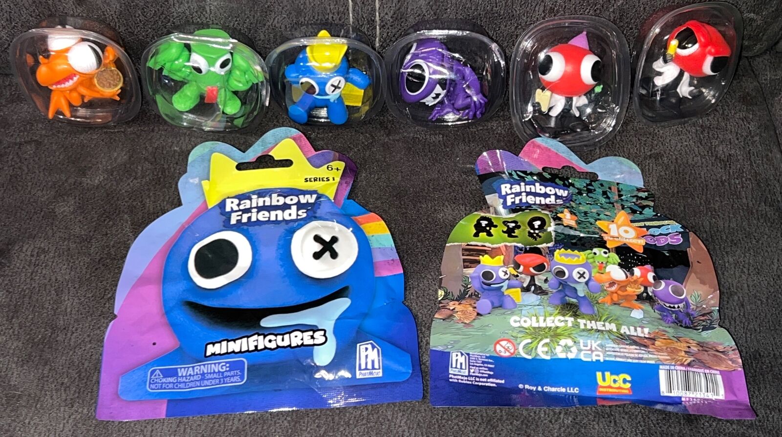 Rainbow Friends Mixed Lot of 12 Roblox Plastic Action Figures