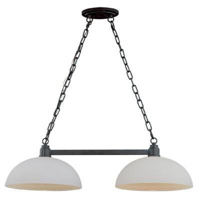 Z-Lite 3142BRZ Chelsey 2 Light Bronze Island Billiard Chandelier 