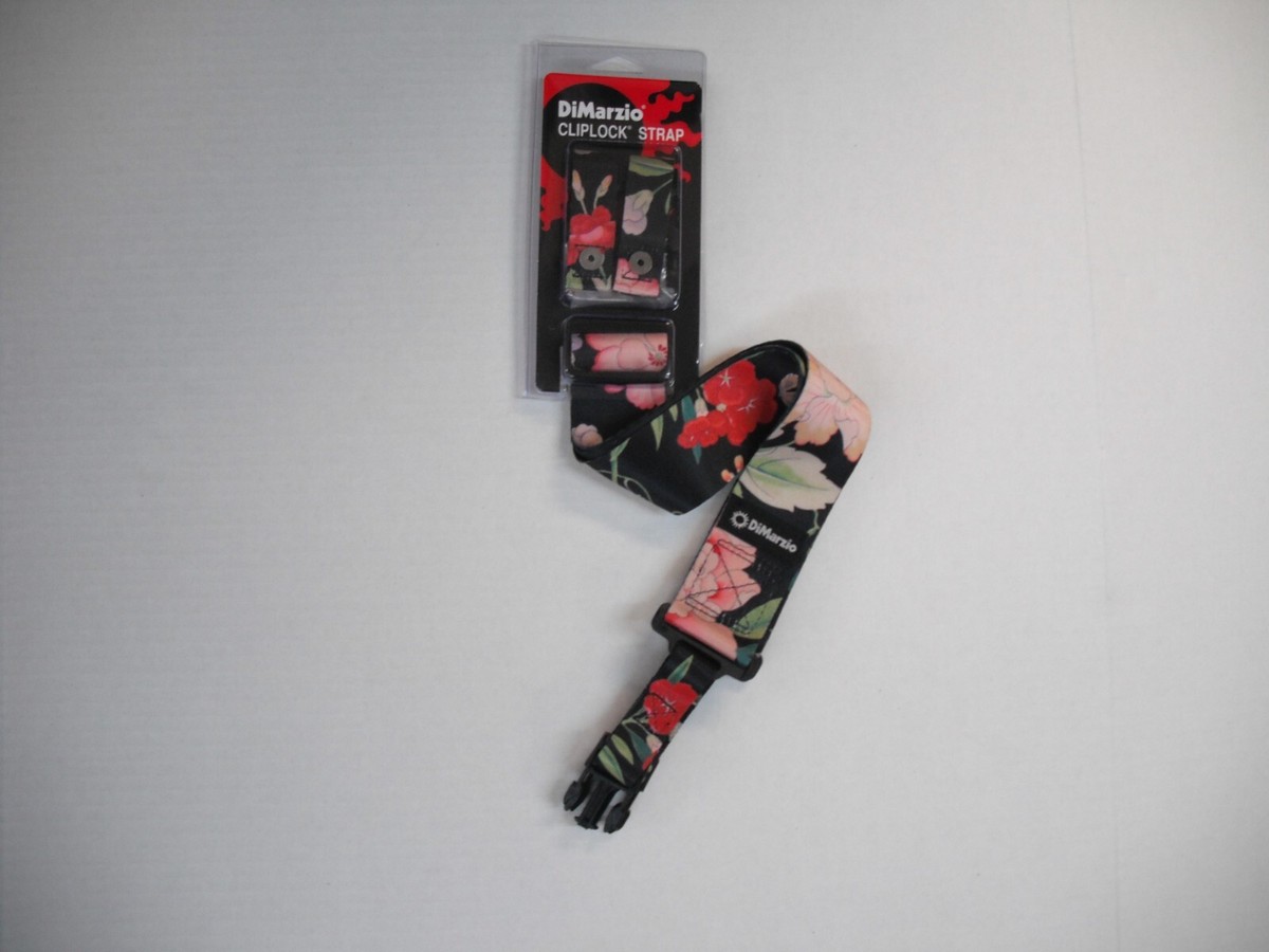 DIMARZIO STEVE VAI SHORT BOTANICAL CLIPLOCK GUITAR STRAP 2 INCH