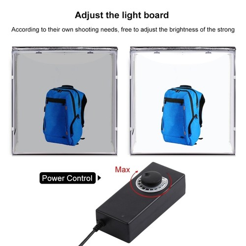 PULUZ UK STOCK 25/30/40/50/60/80/200cm Photo Studio Light Box Folding Dimmable - Picture 49 of 57