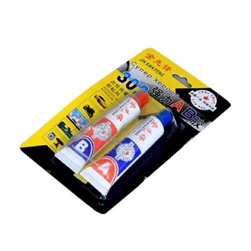 2pcs Super AB Glue Liquid Epoxy Resin Adhesive Metal Glass Wood Repair .caa - Bild 5 von 7