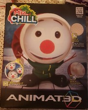 Animated Mr. Chill Snowman 9" Built-in Speaker - NEW IN BOX