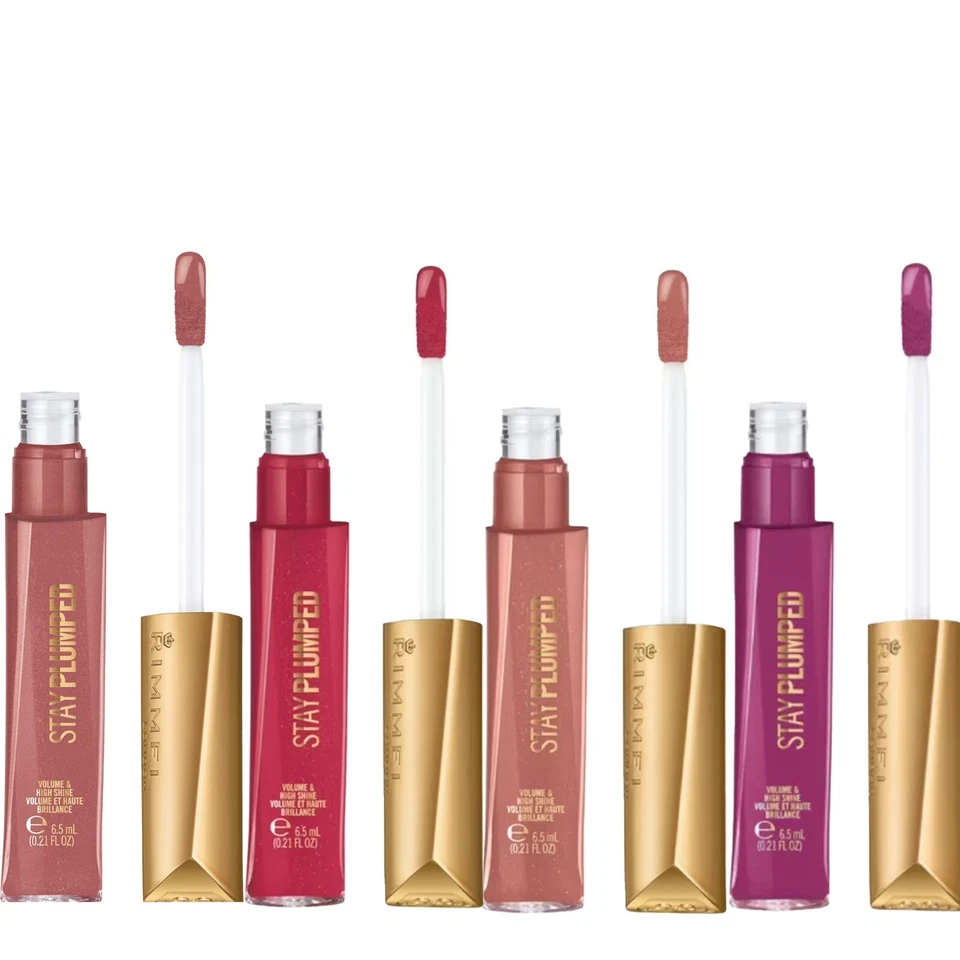 RIMMEL STAY PLUMPED. LIP GLOSS / OH MY GLOSS! PLUMP LIP GLOSS
