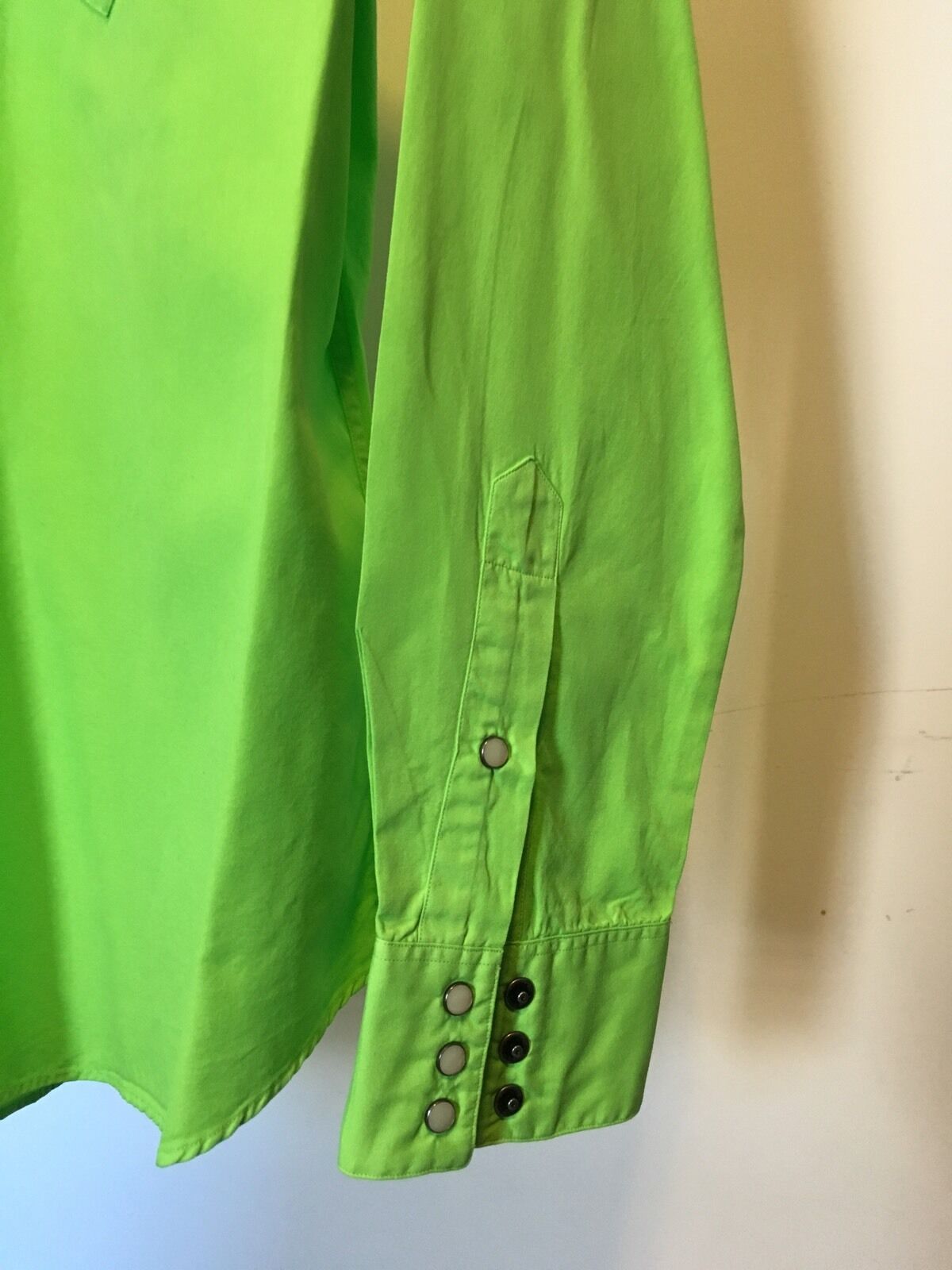 Polo Ralph Lauren Men's Chartreuse Western Shirt - image 4