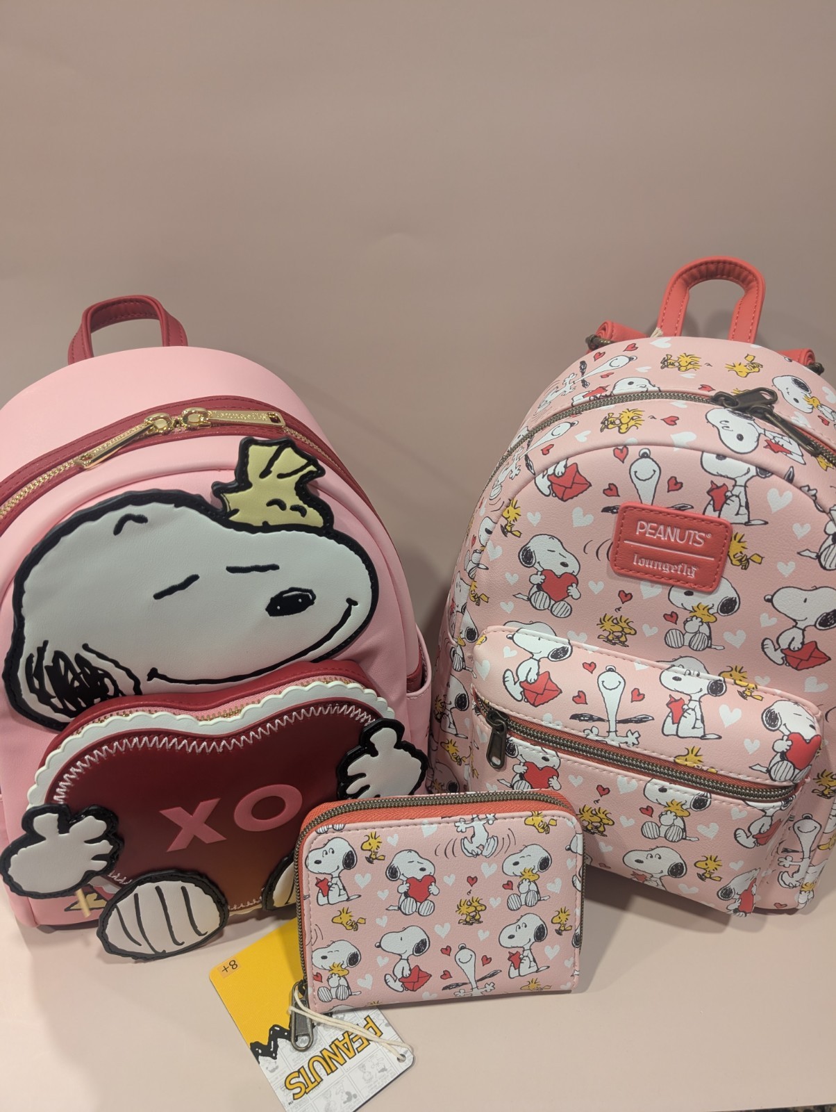 Snoopy Valentine Loungefly Mini Backpack And Wallet Set