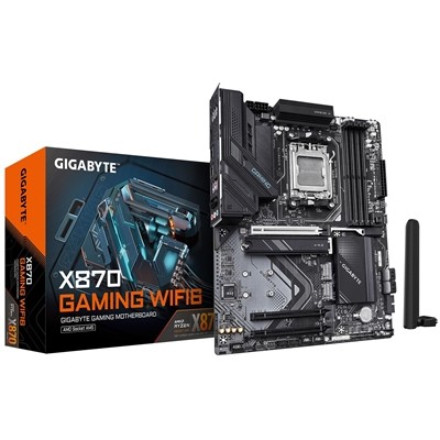 Gigabyte X870 GAMING WIFI6 Amd Am5 Sockel Mainboard Atx 4X Ddr5 Slots 3X M.2 S