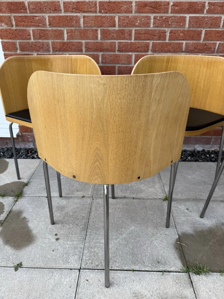 Vintage IKEA Fusion Light Wood Chairs X4 – Iconic Design by Sandra Kragnert - Image 4 of 4