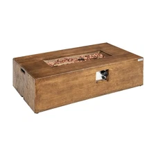 Patiojoy 48’’ Fire Pit Table Rectangular 50,000 BTU Propane Gas Fire Pit