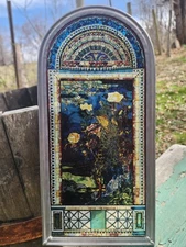 Glassmasters Stained Glass 1882 John La Farge Peacocks and Peonies II Panel USA