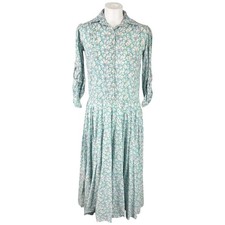 Dress 10 Women's Multicolor Polyester Retro Vintage Elastic Waist Summer Dress