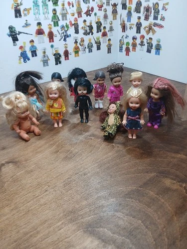 VTG 1994 Kelly Siblings Friends Barbie Doll Figure Lot Skipper Clothed