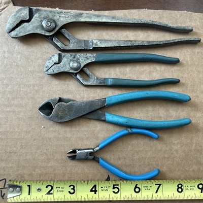 CHANNELLOCK 420 9  426 6  Slip Joint Pliers 337 Angle Cutter & Japan Angle Snips