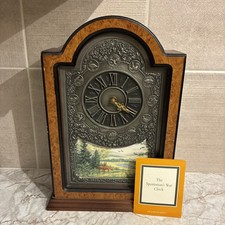 Vintage Franklin Mint Sportsman’s Year Wildlife Clock with Certificate