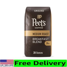 Gourmet Medium Roast Ground Coffee - 28oz Breakfast Blend for Your Mornings