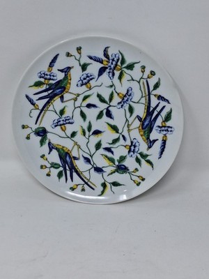 Vintage 1977  Fitz & Floyd Chinese Bird of Paradise Porcelain Plate NeimanMarcus