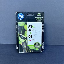 Genuine HP 61XL  61 Ink Cartridge 2Pk Black/Tri-Color Combo New Expired 2020