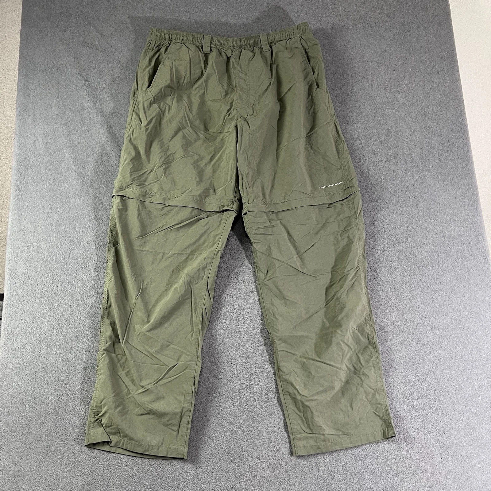 Columbia PFG Pants Men’s 2XL Green Cargo Mesh Lined Convertible Outdoor Hiking
Opens in a new window