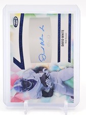 DAVID WHITE 2024 SAGE ASPIRE FOOTBALL ROOKIE AUTO BLUE FOIL #ASP-DW4 Q1134