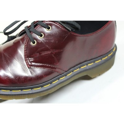 Dr Martens 1461 Cherry Red Oxford Rub Off Vegan Oxfords Shoes Mens