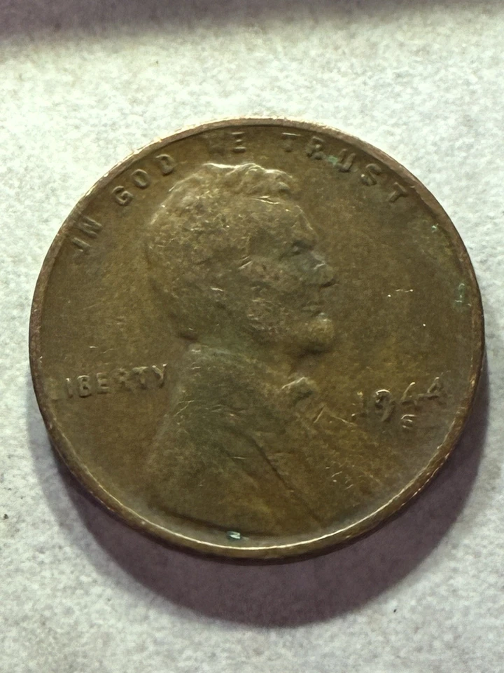 1944 S wheat cent Thick Planchet. Error - Image 2 of 3