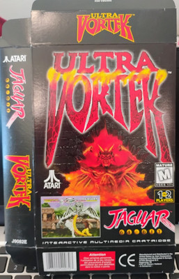 Ultra Vortek; Atari Jaguar Box ONLY - Damaged #02