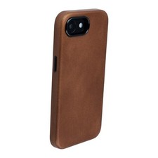 Genuine Leather Case for iPhone 16e, Compatible with MagSafe MSGL Brown