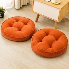 1 MIDDLE ONE Floor Pillow Set of 2, Memory Foam Floor Cushions for Adults, Large