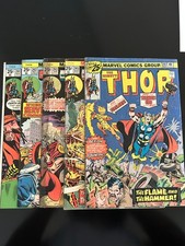 Thor Comic Lot #241 242 243 245 247 248 249 Bronze Age Marvel 1975-1976 VG