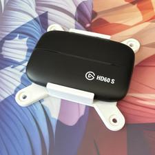 Elgato HD60 S External Video Capture Card w/ 3D Printed Mount - NO CABLES
