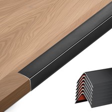 Orechic 8PCS 36" Black Metal Corner Protector, Peel and Stick Aluminum Corner...