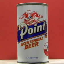 1976 Point Bicentennial Beer Air-Filled Can Eagle Stevens Point Wisconsin E61 1+