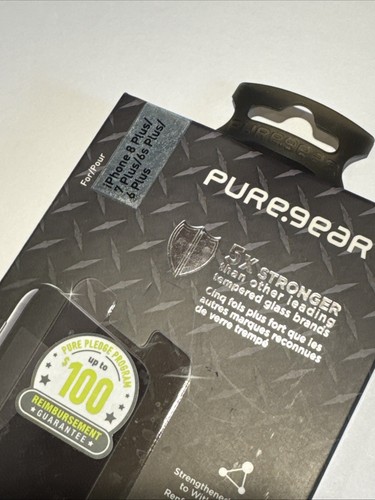 PureGear Steel 360 Glass Screen Protector for Apple iPhone 6 ,6s ,7, 8 Plus - Picture 2 of 5