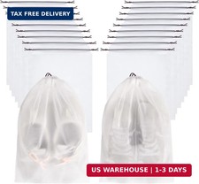 25 Pack Shoe Bags for Travel, 11.8" x 15.7" Waterproof Travel Shoe Bags for Pack